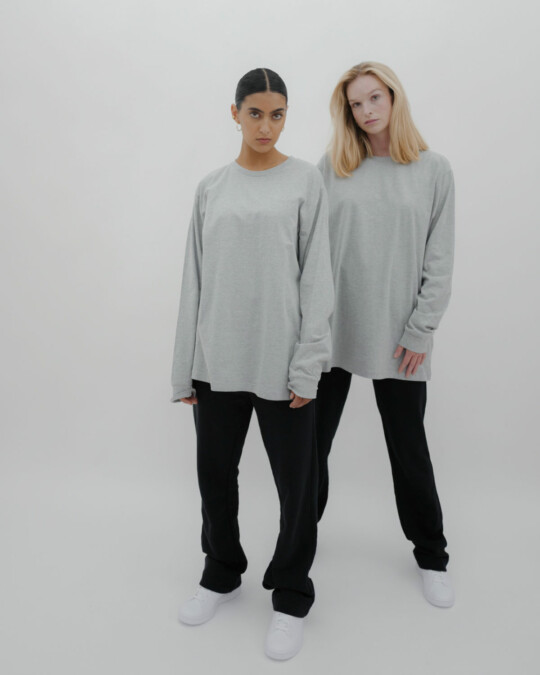 in europe oversized Longsleeve Grey_abbildung_model_bildnr0