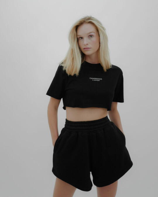 ONWEEKENDS Shorts Schwarz_abbildung_model_bildnr0