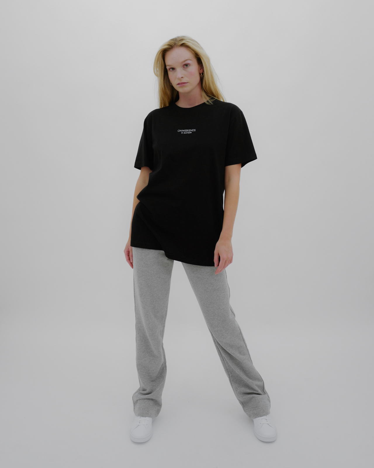 Varianten: in europe Oversized T-Shirt Schwarz