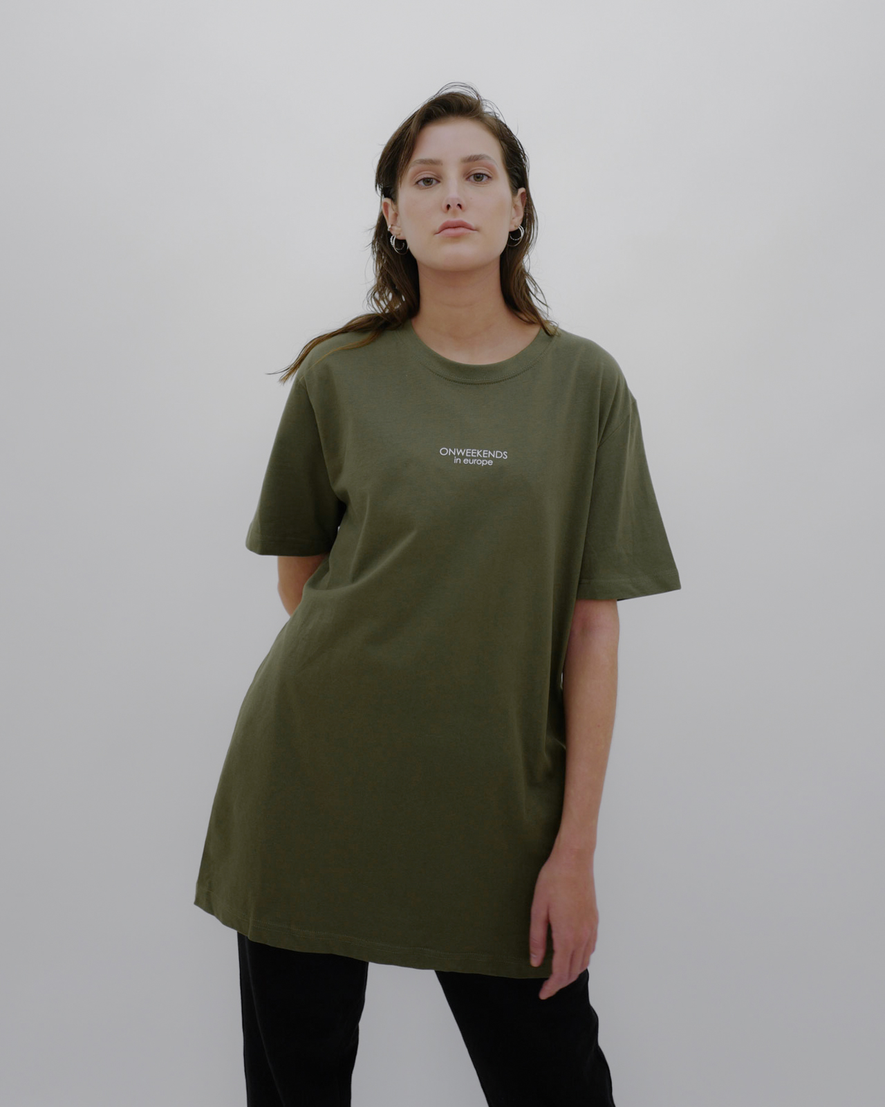 Varianten: in europe Oversized T-Shirt Khaki
