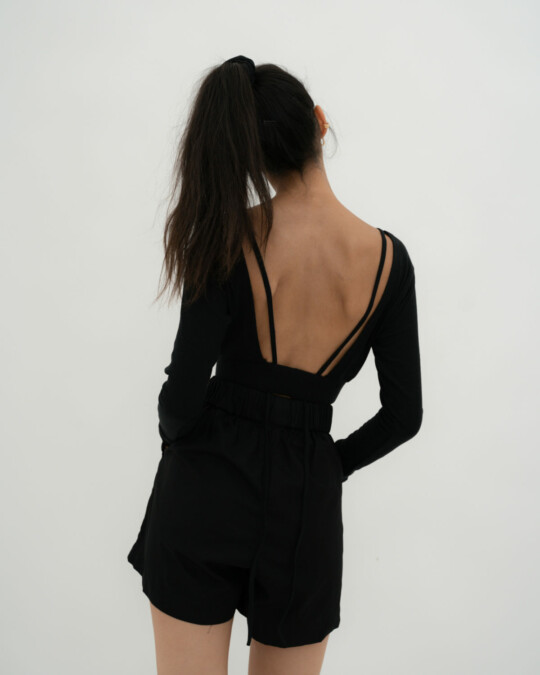 The PJ Shorts Schwarz_abbildung_model_bildnr4