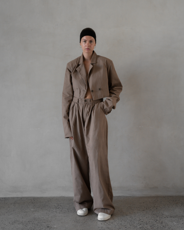 Produktabbildung: The Wide Leg Pants Stone