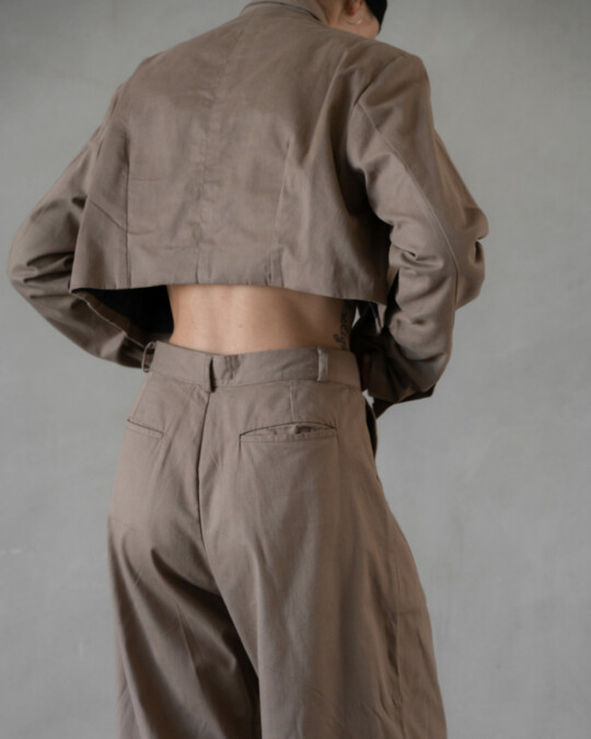 The Cropped Blazer Stone_abbildung_model_bildnr7